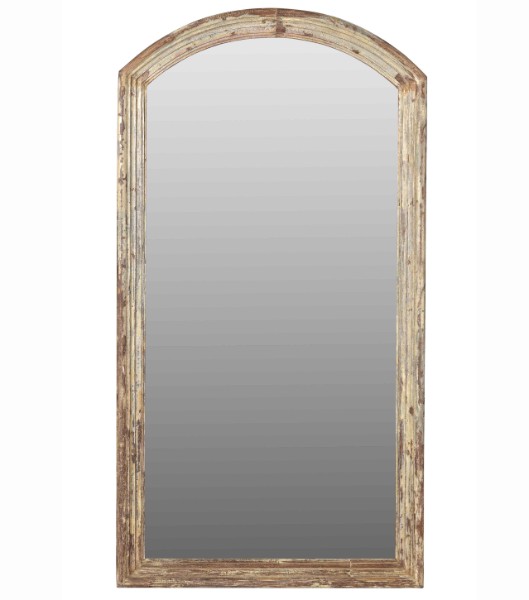 Spotlijster capaciteit magie Grote spiegel in gerecycled hout, België vintage - brocante spiegels en  wanddecoratie - te koop brocante meubels tegen goedkope en lage prijzen -  Teak Paleis